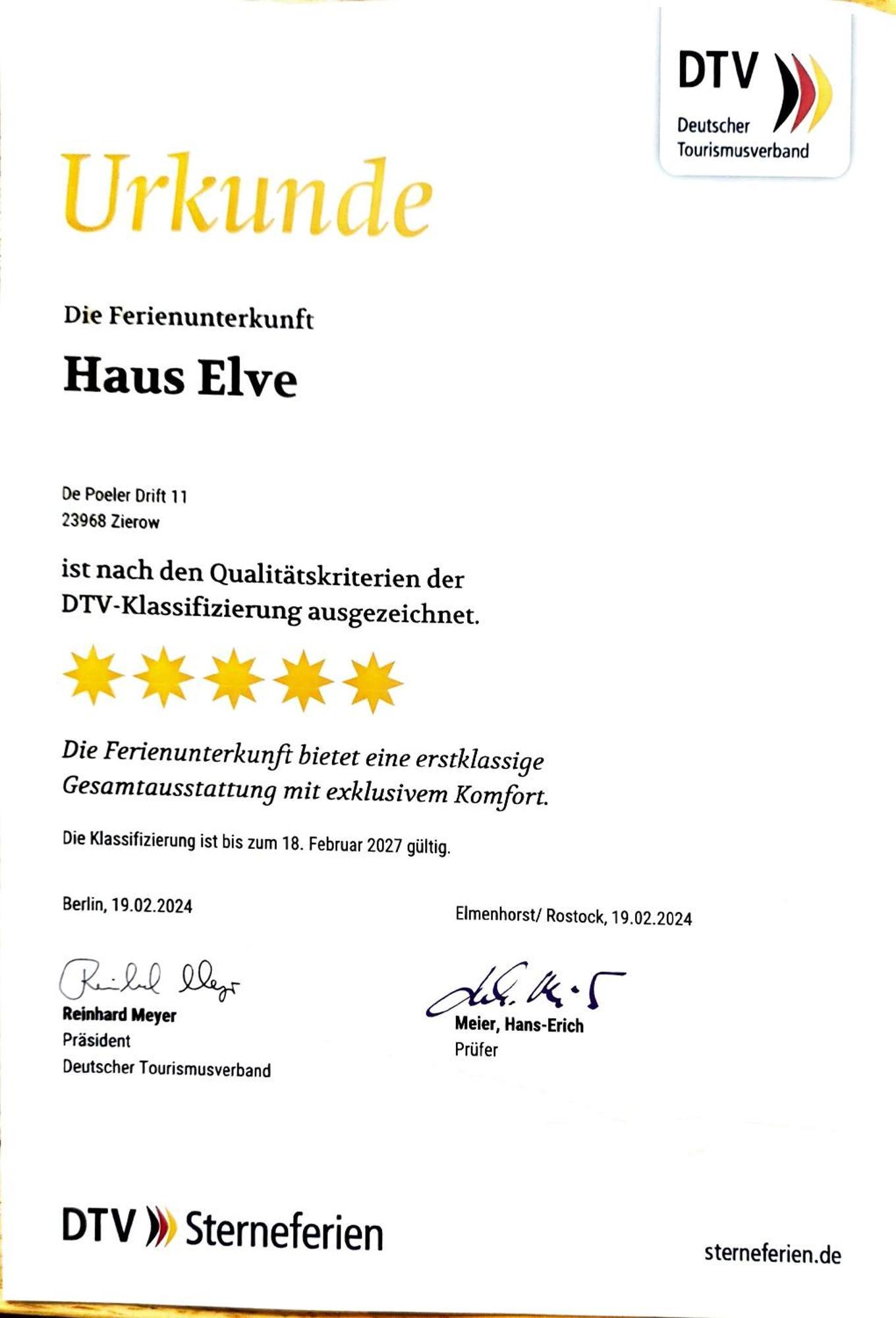 Ferienhaus Haus Elve Zierow